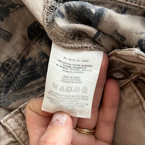 Pilcro and the Letterpress Hyphen Chinos Chino Pants Khaki Size 30 - Picture 4 of 5